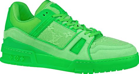 lv sneakers dames groen|louis vuitton sneakers for women.